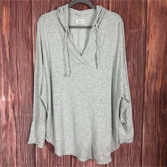 Lou & Grey Signature Soft Light Gray Pullover Hoodie Comfy Casual Size XXL - Picture 1 of 6